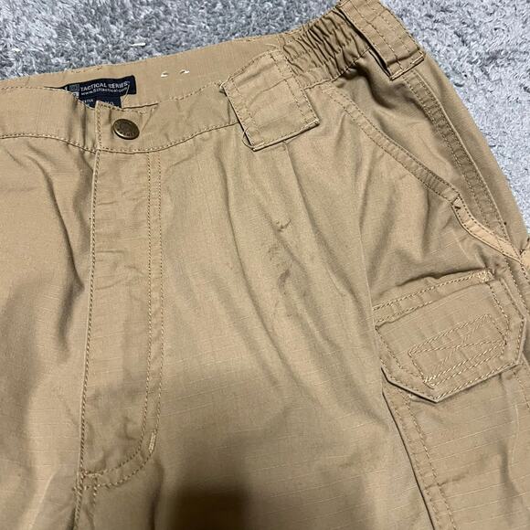 5.11 Tactical Pants Mens 34 x34 Taclite Pro Ripstop Cargo Tan - Picture 2 of 10